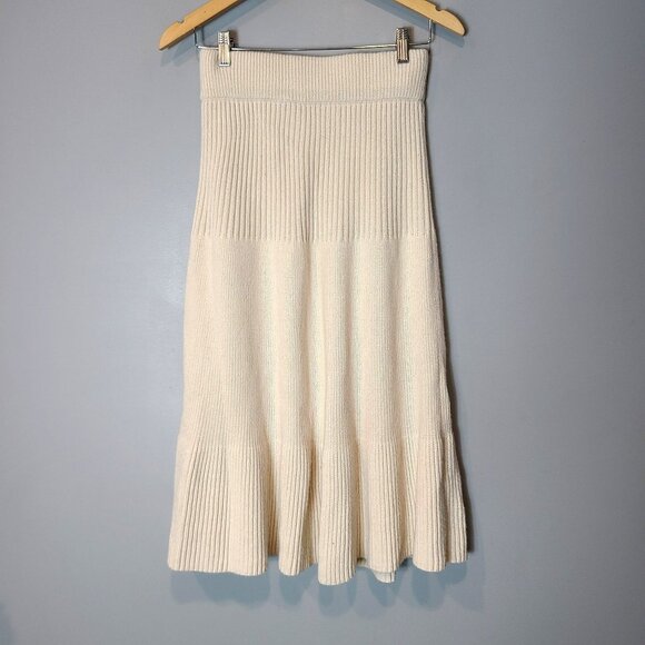 Anthropologie Dresses & Skirts - Anthropologie Stella & Jamie Sweater Maxi Skirt Womens Medium Ribbed Knit